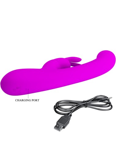 PRETTY LOVE - VIBRATORE LAMAR RABBIT E PUNTO G VIOLA
