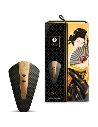 SHUNGA - MASSAGGIATORE INTIMO OBI NERO