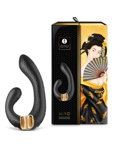 SHUNGA - MASSAGGIATORE INTIMO MIYO NERO