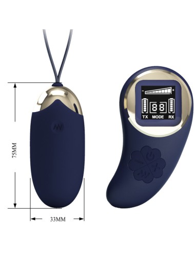 PRETTY LOVE - TELECOMANDO UOVO VIBRANTE MINA BLU