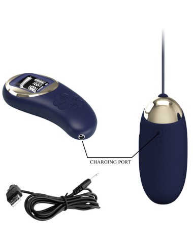 PRETTY LOVE - TELECOMANDO UOVO VIBRANTE MINA BLU