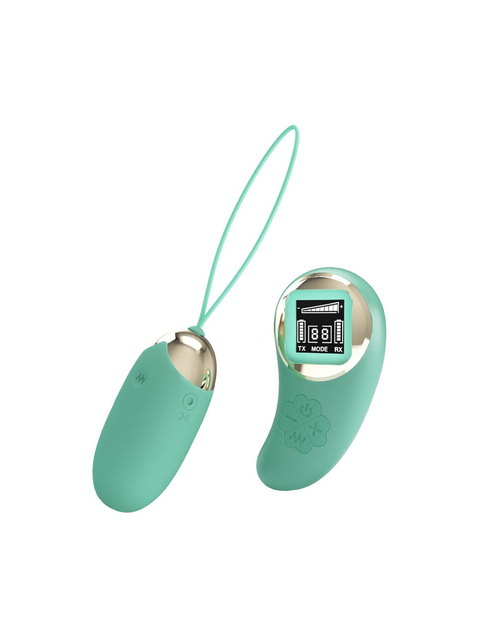 PRETTY LOVE - MINIERA DI UOVO VIBRANTE CON TELECOMANDO VERDE