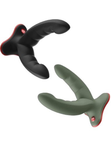 FUN FACTORY - DOPPIO DILDO E MASSAGGIATORE RYDE VERDE