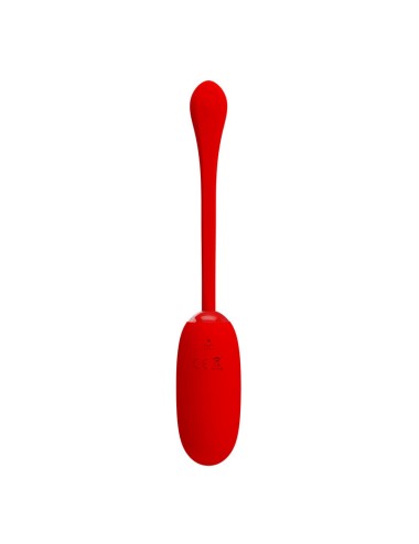PRETTY LOVE - UOVO VIBRANTE JULIUS IMPERMEABILE-RICARICABILE ROSSO