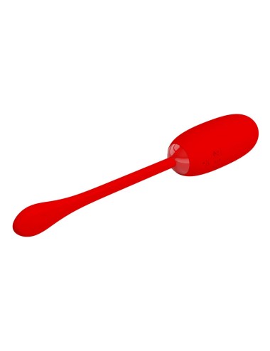 PRETTY LOVE - UOVO VIBRANTE JULIUS IMPERMEABILE-RICARICABILE ROSSO