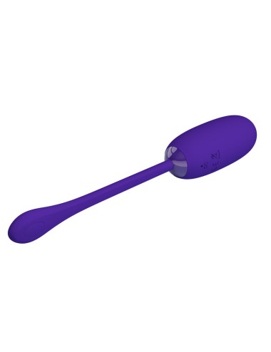 PRETTY LOVE - UOVO VIBRANTE JULIUS IMPERMEABILE-RICARICABILE VIOLA