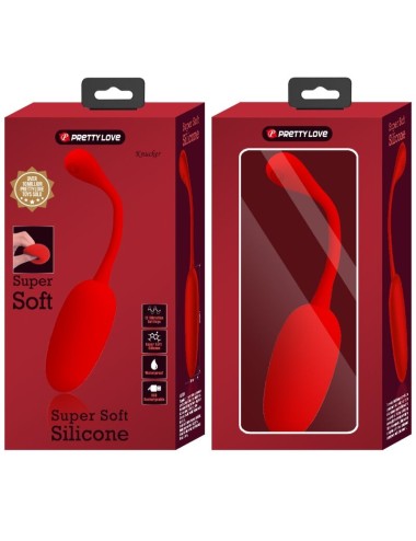 PRETTY LOVE - UOVO VIBRANTE RICARICABILE KNUCKER ROSSO