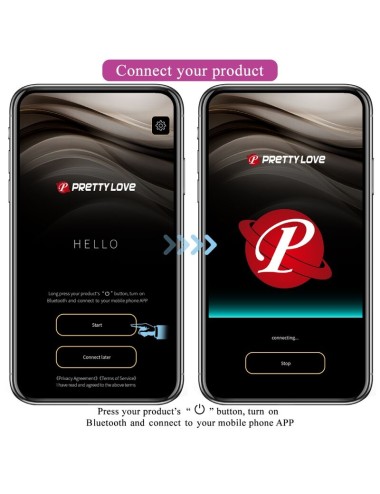 PRETTY LOVE - APP JAYLEEN VIBRATOR TELECOMANDO VIOLA