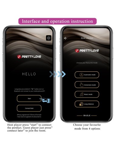 PRETTY LOVE - APP JAYLEEN VIBRATOR TELECOMANDO VIOLA