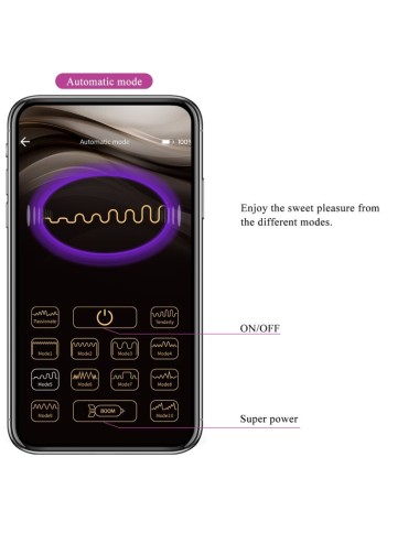 PRETTY LOVE - APP JAYLEEN VIBRATOR TELECOMANDO VIOLA