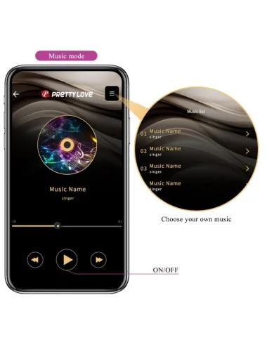 PRETTY LOVE - APP JAYLEEN VIBRATOR TELECOMANDO VIOLA