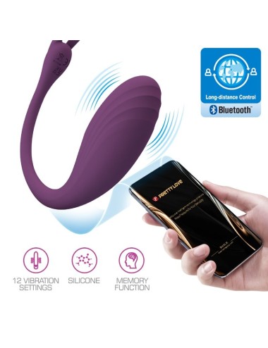 PRETTY LOVE - CATALINA VIBRATOR APP TELECOMANDO VIOLA