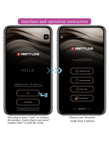 PRETTY LOVE - CATALINA VIBRATOR APP TELECOMANDO VIOLA