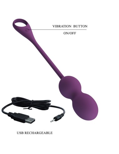 PRETTY LOVE - APP ELVIRA KEGEL BALLS TELECOMANDO VIOLA