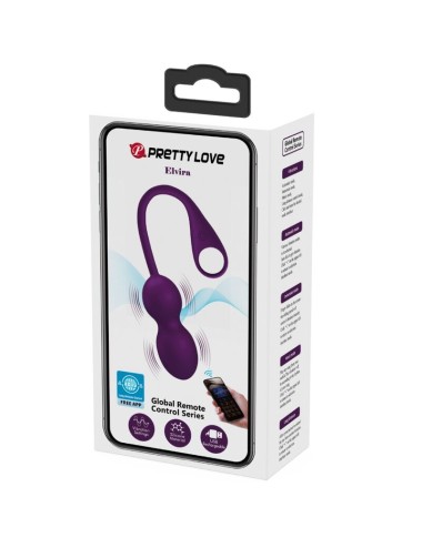 PRETTY LOVE - APP ELVIRA KEGEL BALLS TELECOMANDO VIOLA