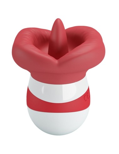 PRETTY LOVE - STIMOLATORE DELLA LINGUA MINA ROSSO CHIARO