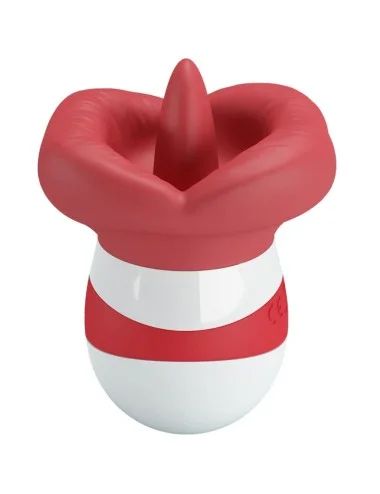 PRETTY LOVE - STIMOLATORE DELLA LINGUA MINA ROSSO CHIARO