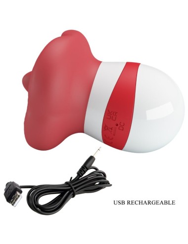 PRETTY LOVE - STIMOLATORE DELLA LINGUA MINA ROSSO CHIARO