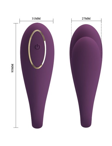 PRETTY LOVE - VIBRATORE GLOBAL DOUBLE PLEASURE REMOTO DI AGOSTO
