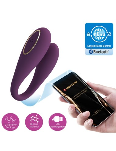 PRETTY LOVE - VIBRATORE GLOBAL DOUBLE PLEASURE REMOTO DI AGOSTO