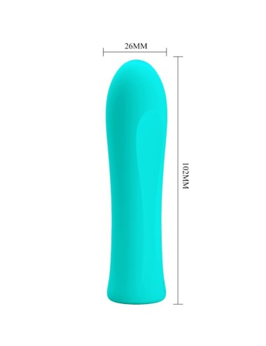 PRETTY LOVE - VIBRATORE ALFREDA SUPER POWER VERDE ACQUA