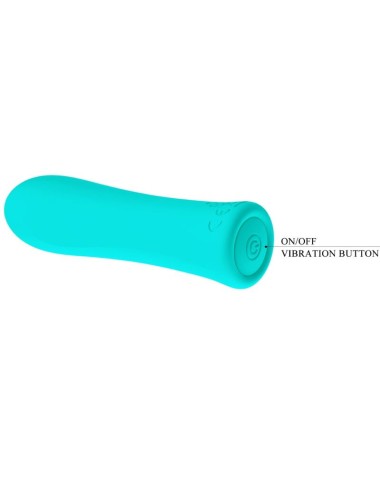 PRETTY LOVE - VIBRATORE ALFREDA SUPER POWER VERDE ACQUA