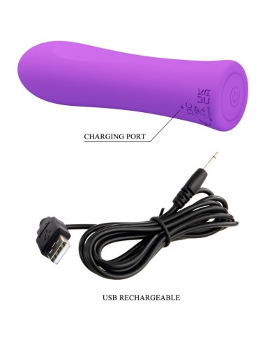 PRETTY LOVE - VIBRATORE ALFREDA SUPER POWER AQUA VIOLA