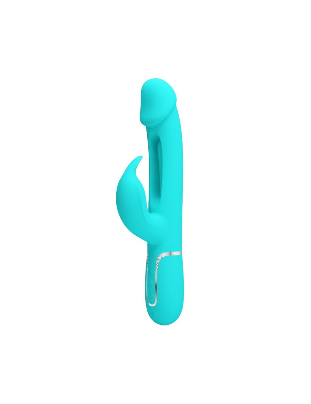 PRETTY LOVE - VIBRATORE DEJON RABBIT 3 IN 1 MULTIFUNZIONE VERDE ACQUA PRETTY LOVE - VIBRATORE DEJON RABBIT 3 IN 1 MULTIFUNZIONE VERDE ACQUA
