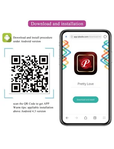 PRETTY LOVE - NINFA UOVO VIBRANTE APP CONTROLLATO LILA