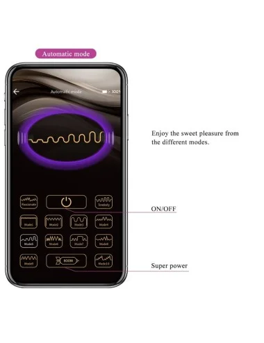 PRETTY LOVE - NINFA UOVO VIBRANTE APP CONTROLLATO LILA