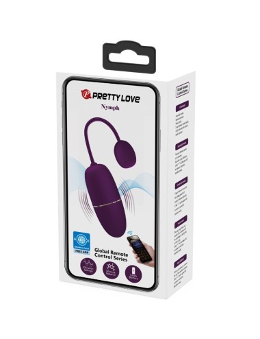 PRETTY LOVE - NINFA UOVO VIBRANTE APP CONTROLLATO LILA