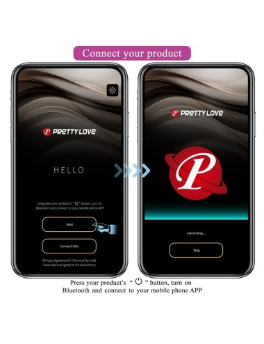 PRETTY LOVE - BAIRD G-SPOT 12 VIBRAZIONI RICARICABILE APP LILA
