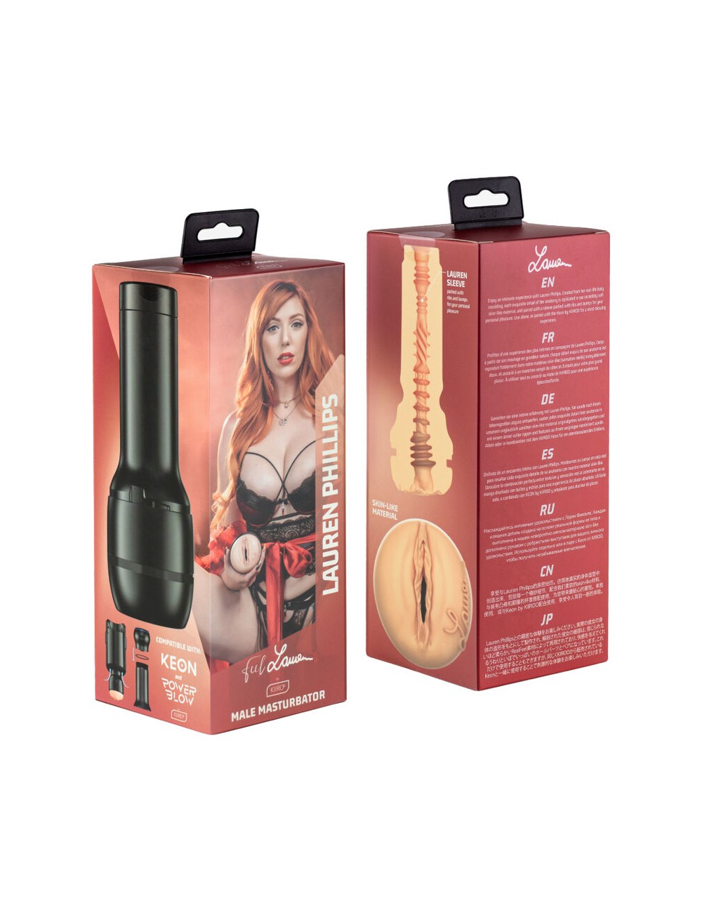 KIIROO - COLLEZIONE FEEL LAUREN PHILLIPS STARS STROKERS COMPATIBILI CON POWERBLOW