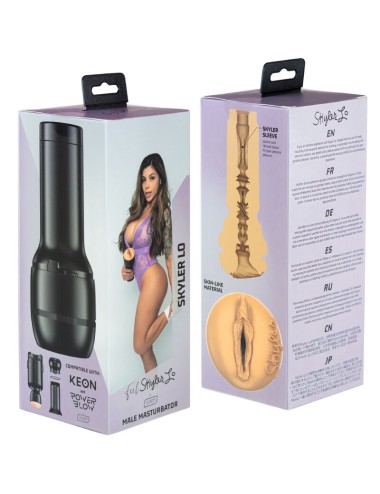 KIIROO - COLLEZIONE FEEL SKYLER LO STARS STROKERS COMPATIBILI CON POWERBLOW