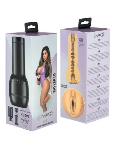 KIIROO - COLLEZIONE FEEL SKYLER LO STARS STROKERS COMPATIBILI CON POWERBLOW