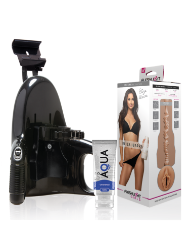 FLESHLIGHT - ELIZA IBARRA VAGINA + LANCIO UNIVERSALE + LUBRIFICANTE AQUA QUALITÀ 50 ML