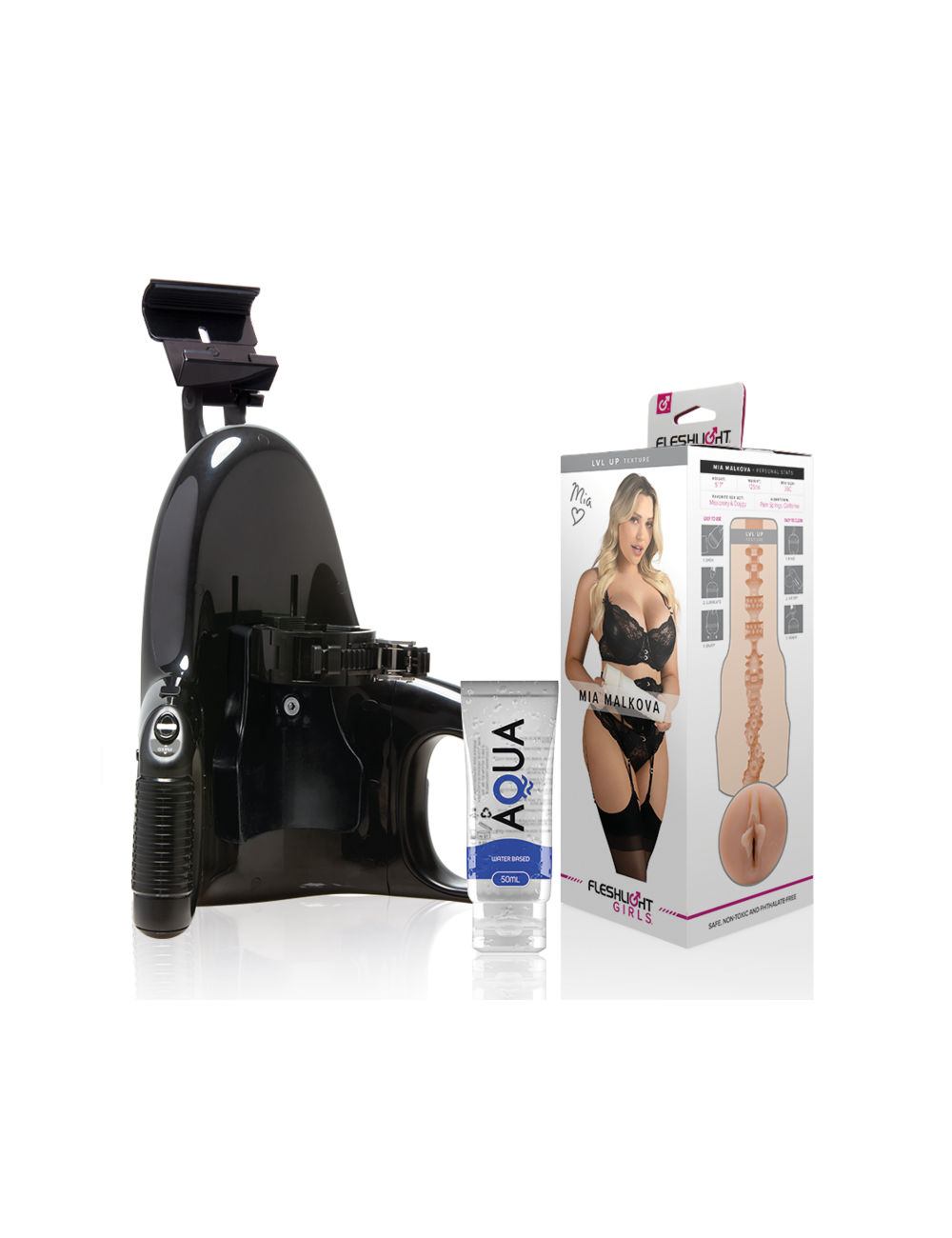 FLESHLIGHT - MIA MALKOVA VAGINA LVL UP + LANCIO UNIVERSALE + LUBRIFICANTE AQUA QUALITÀ 50 ML FLESHLIGHT - MIA MALKOVA VAGINA LVL UP + LANCIO UNIVERSALE + LUBRIFICANTE AQUA QUALITÀ 50 ML