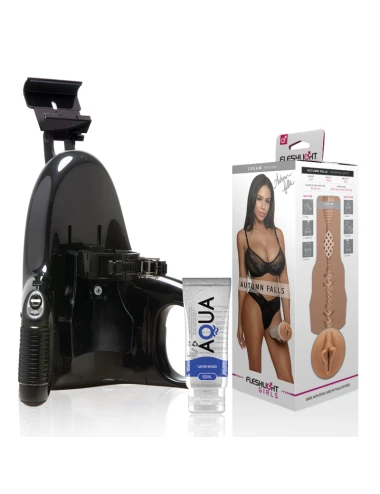 FLESHLIGHT - AUTUMN FALLS CREMA TEXTURE VAGINA + LANCIO UNIVERSALE + LUBRIFICANTE AQUA QUALITÀ 50 ML