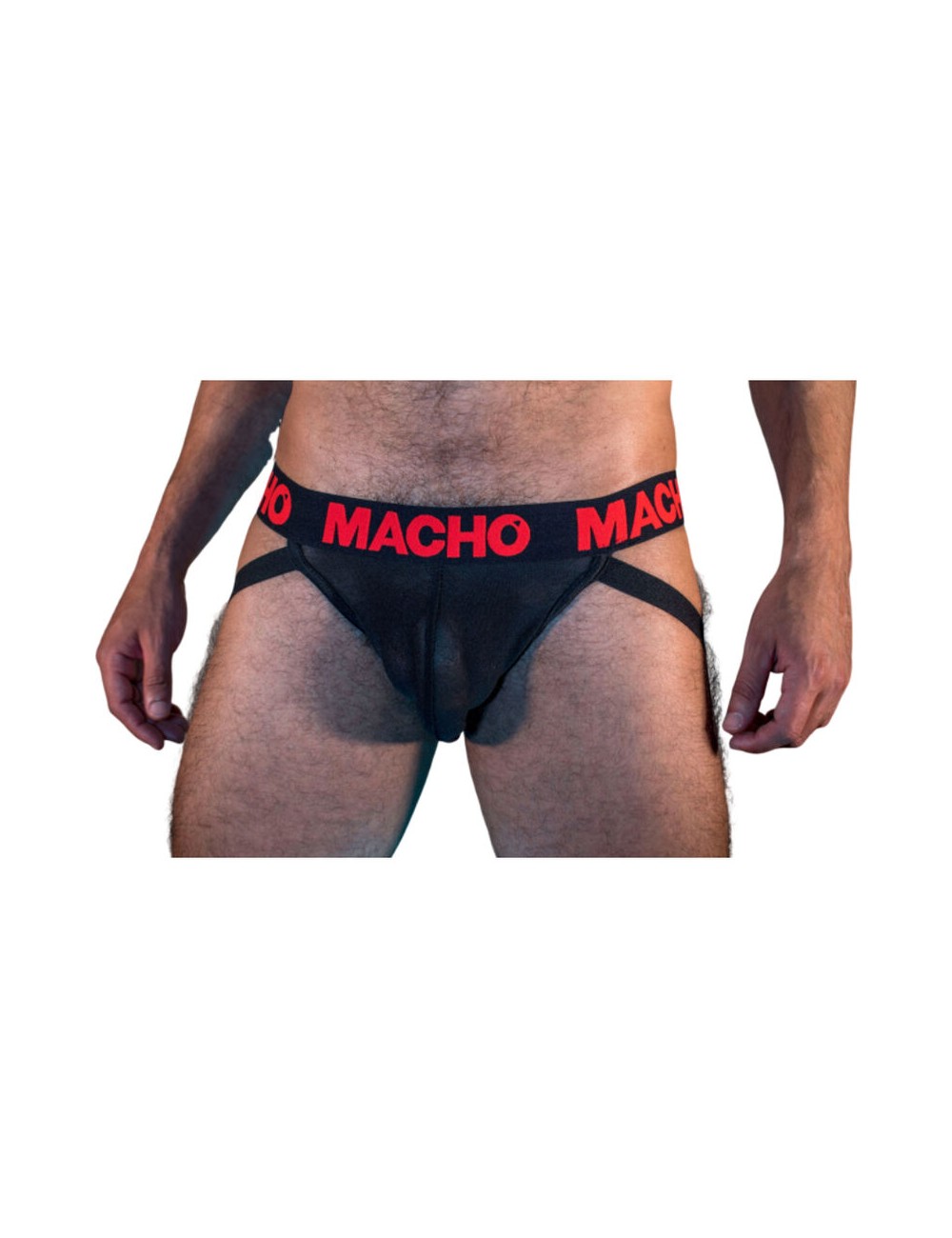 MACHO - MX26X2 JOCK NERO/ROSSO L MACHO - MX26X2 JOCK NERO/ROSSO L