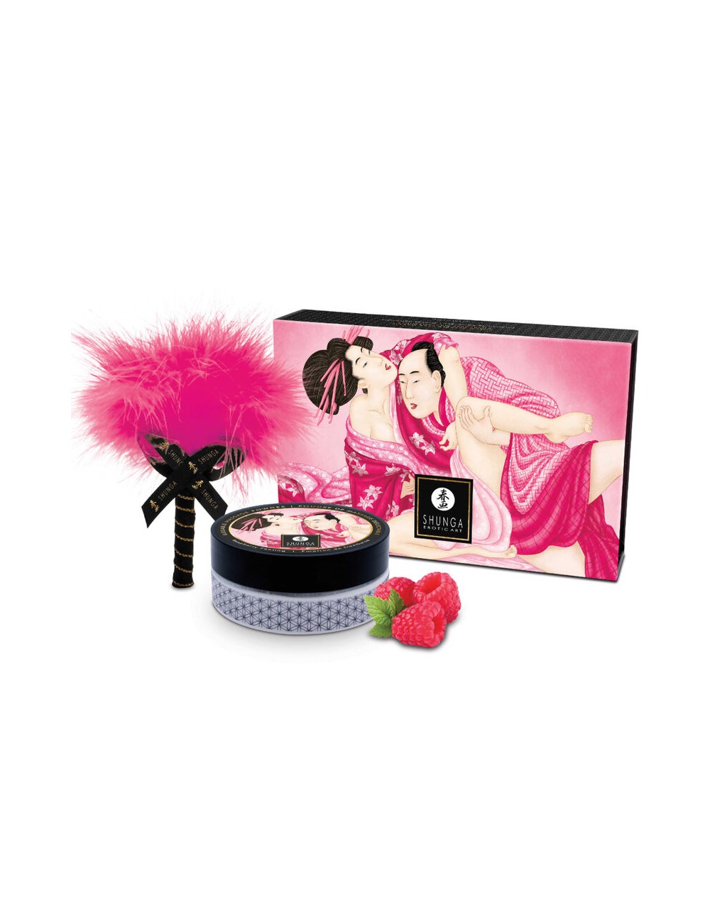 SHUNGA - KIT POLVERE DA MASSAGGIO ALIMENTARE LAMPONE SHUNGA - KIT POLVERE DA MASSAGGIO ALIMENTARE LAMPONE