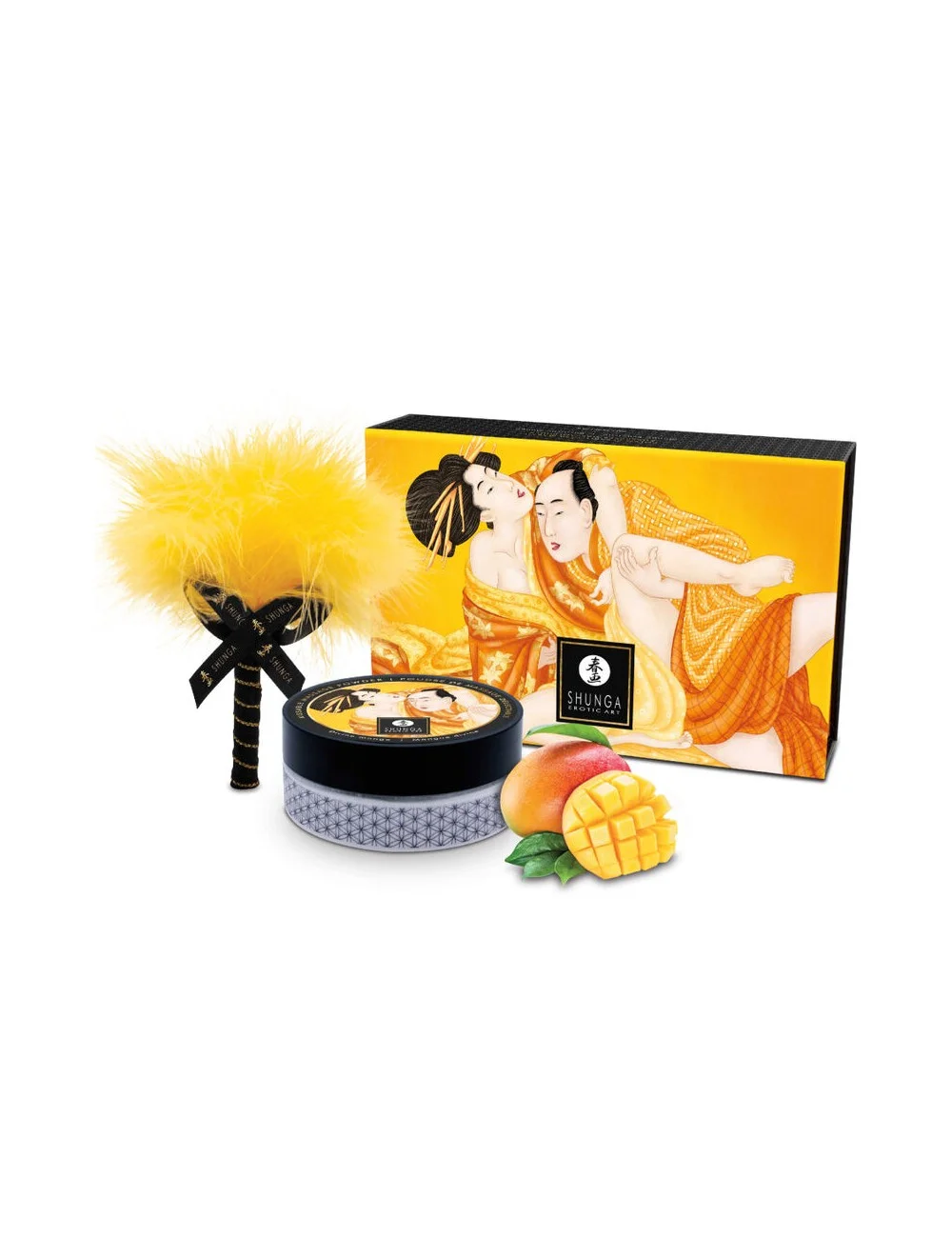 SHUNGA - KIT POLVERE DA MASSAGGIO ALIMENTARE MANGO SHUNGA - KIT POLVERE DA MASSAGGIO ALIMENTARE MANGO