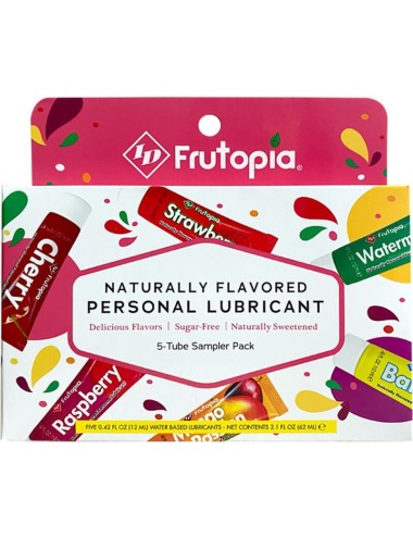 ID FRUTOPIA - LUBRIFICANTI ASSORTITI 5 CONFEZIONE DA 12 ML