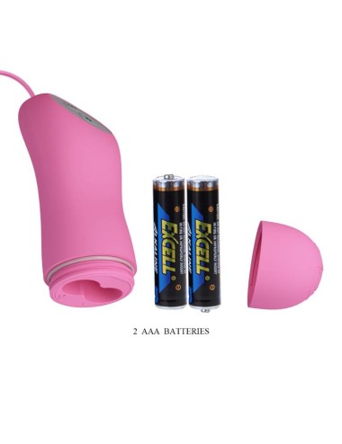 PRETTY LOVE - PINZETTA CON VIBRAZIONE ED ELETTROSHOCK ROSA
