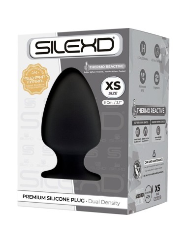 SILEXD - MODELLO 1 PLUG ANALE PREMIUM SILEXPAN SILICONE PREMIUM TERMOREATTIVO TAGLIA XS