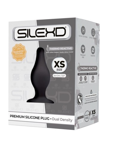 SILEXD - MODELLO 2 PLUG ANALE PREMIUM SILEXPAN SILICONE PREMIUM TERMOREATTIVO TAGLIA XS