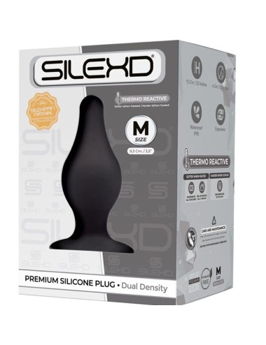 SILEXD - MODELLO 2 PLUG ANALE PREMIUM SILEXPAN SILICONE PREMIUM TERMOREATTIVO MISURA M