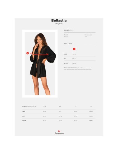 OBSESSIVE - BELLASTIA PEIGNOIR XL/XXL