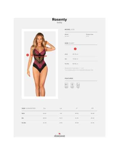 OBSESSIVE - ROSENTY TEDDY XS/S