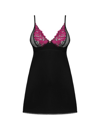 OBSESSIVE - CHEMISE ROSENTY E TANGA M/L