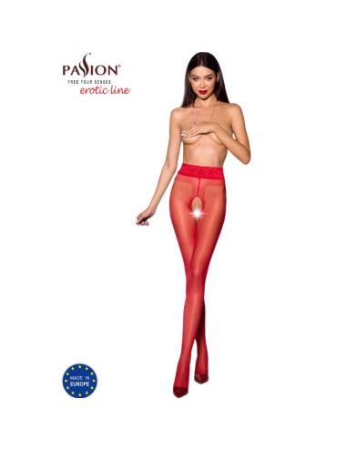 PASSION - TIOPEN 001 COLLANT ROSSO 1/2 20 DEN